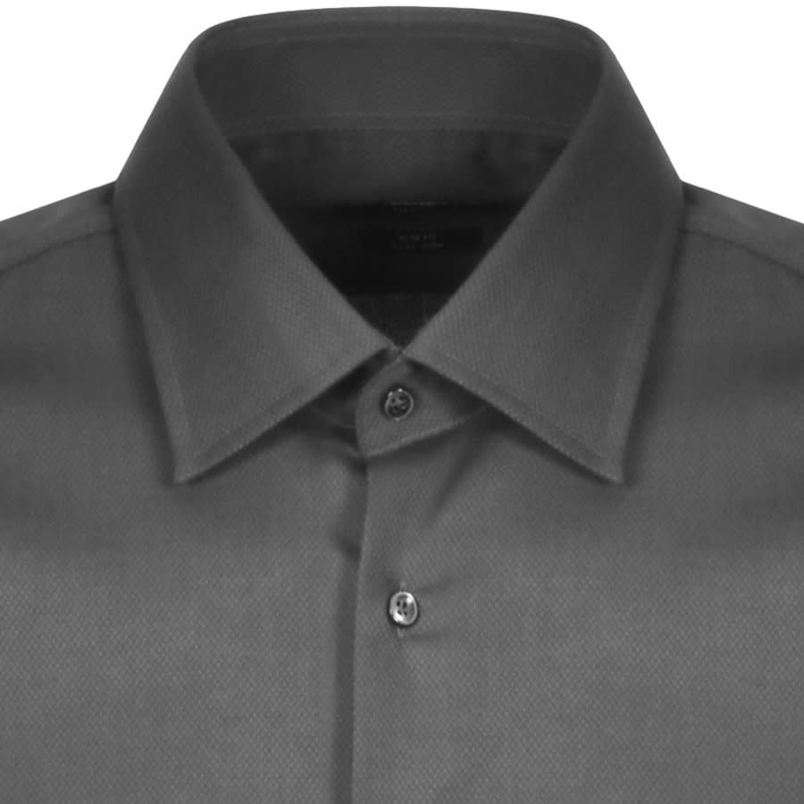Alternative Image for ProductBOSS Jango Slim Fit Long Sleeve Shirt Grey3